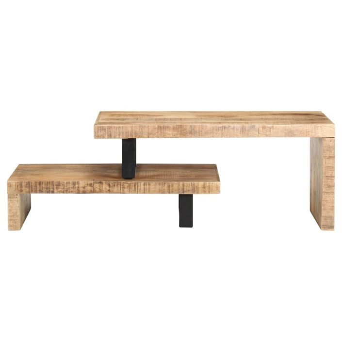 Ensemble de table basse 2 pcs Bois de manguier massif - Photo n°4