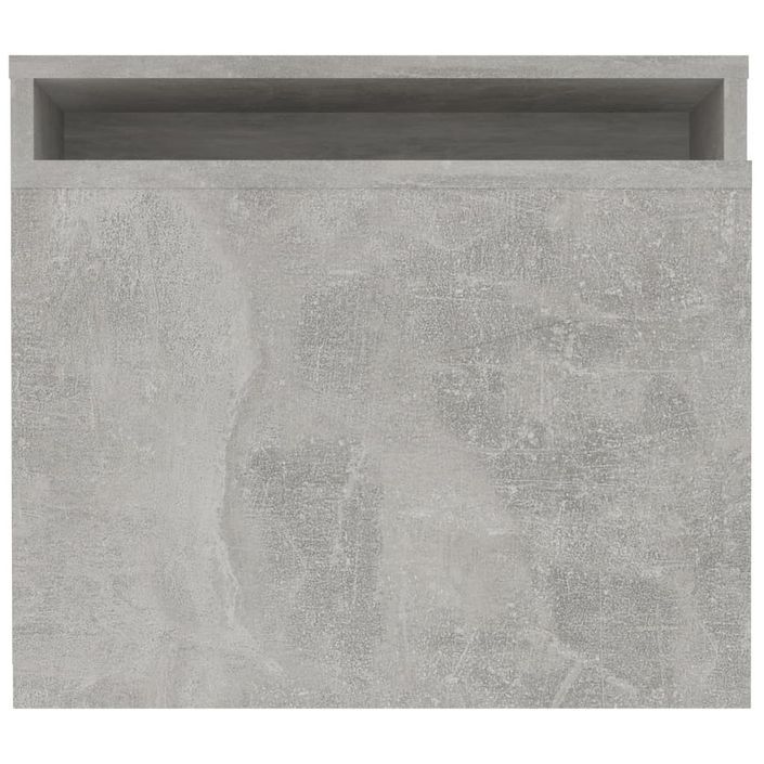 Ensemble de tables basses Gris béton 100x48x40 cm - Photo n°5