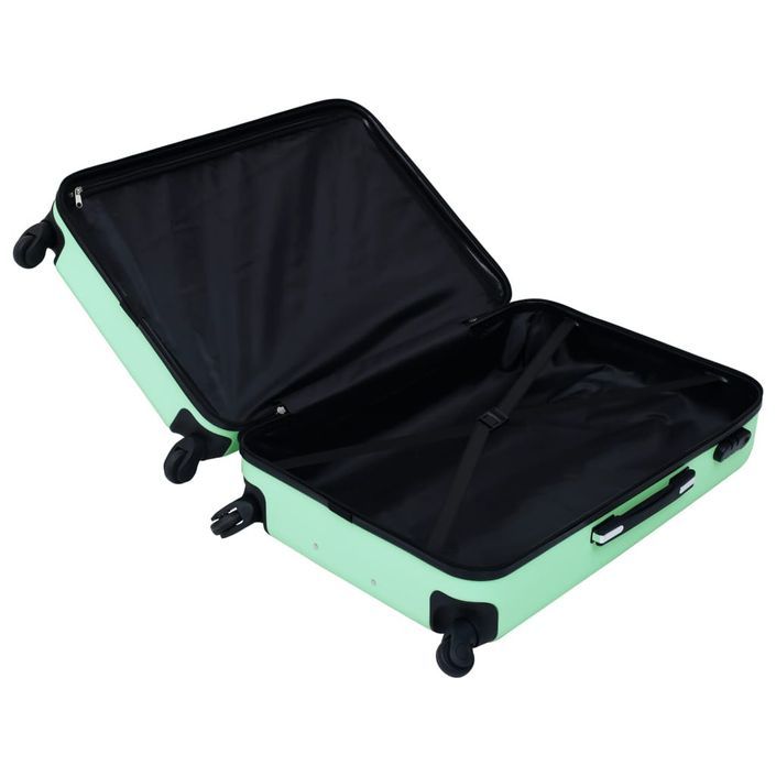 Ensemble de valises rigides 3 pcs Menthe ABS - Photo n°6