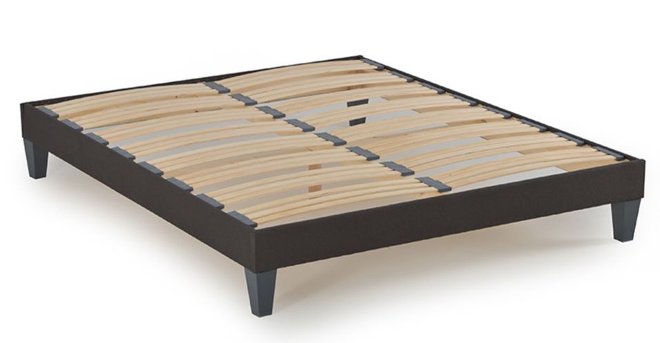 Ensemble hôtelier matelas ferme 33 cm à mémoire de forme et sommier 30 cm en bois Empereur - Photo n°5