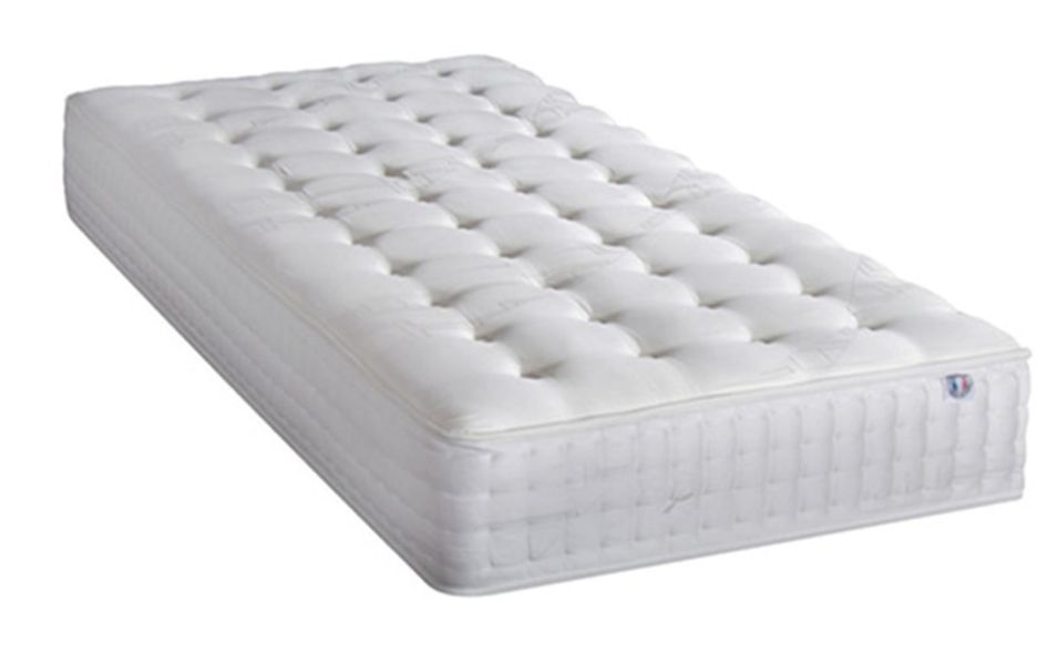 Ensemble matelas ferme 24 cm à mémoire de forme et sommier en bois Châtelet - Photo n°2