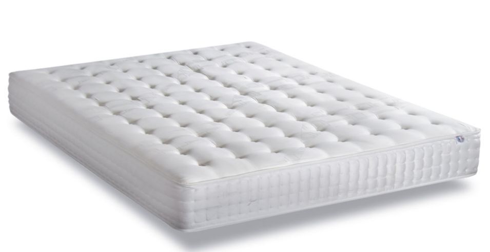 Ensemble matelas ferme 24 cm à mémoire de forme et sommier en bois Châtelet - Photo n°2