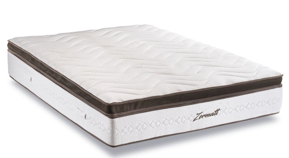 Ensemble matelas ferme 31 cm à mémoire de forme et sommier 30 cm Zermatt – Pour hôtels haut de gamme - Photo n°4