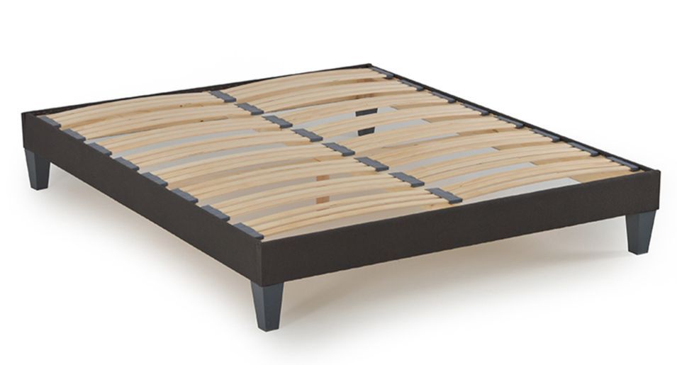 Ensemble matelas moelleux 25 cm à mémoire de forme et sommier 30 cm en bois Tivoli - Photo n°5