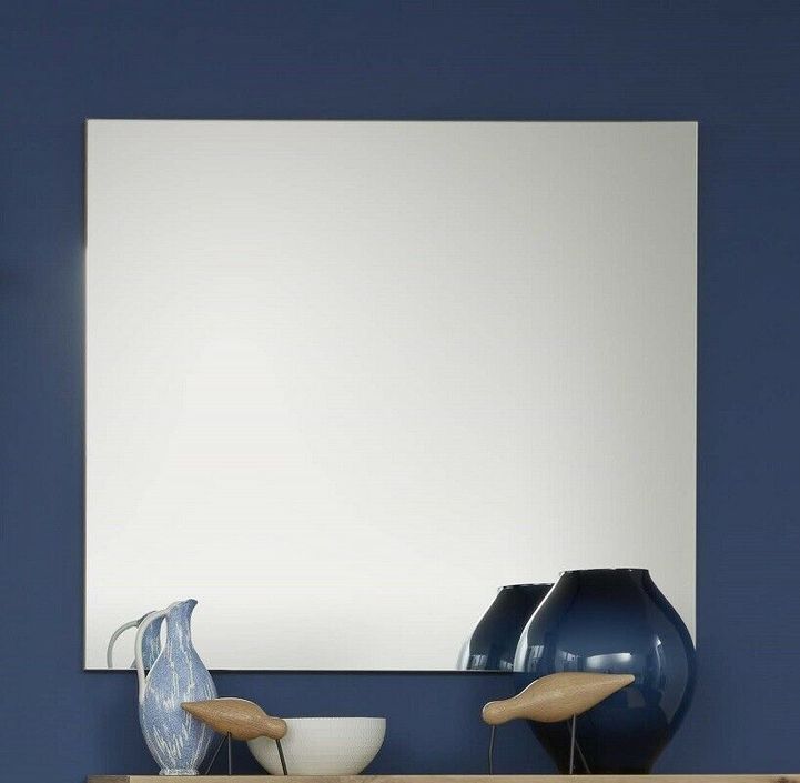 Ensemble meuble d'entrée avec miroir 5 pièces blanc brillant et chêne clair Kelia - Photo n°7