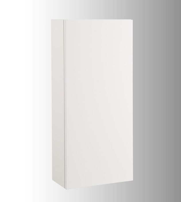 Ensemble meuble de salle de bain 1 étagère 1 armoire bois clair et miroir lumineux Teph L 70 cm - Photo n°8