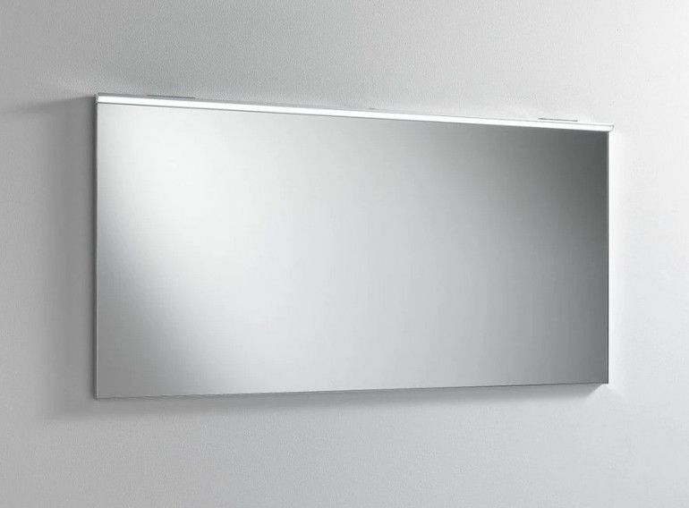 Ensemble meuble de salle de bain 2 tiroirs bois beige et miroir à LED Malo L 120 cm - Photo n°3