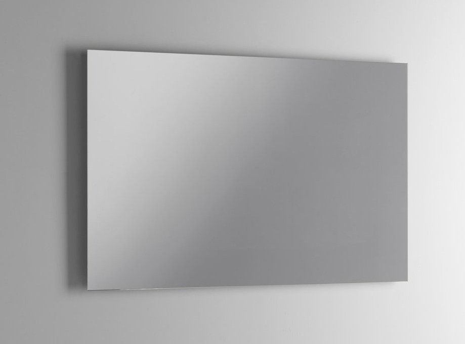 Ensemble meuble de salle de bain 2 tiroirs laqué blanc et beige et miroir à LED Oga L 100 cm - Photo n°4