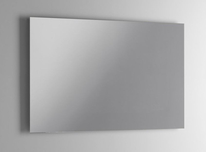 Ensemble meuble de salle de bain 2 tiroirs laqué blanc et miroir à LED Mola L 90 cm - Photo n°4