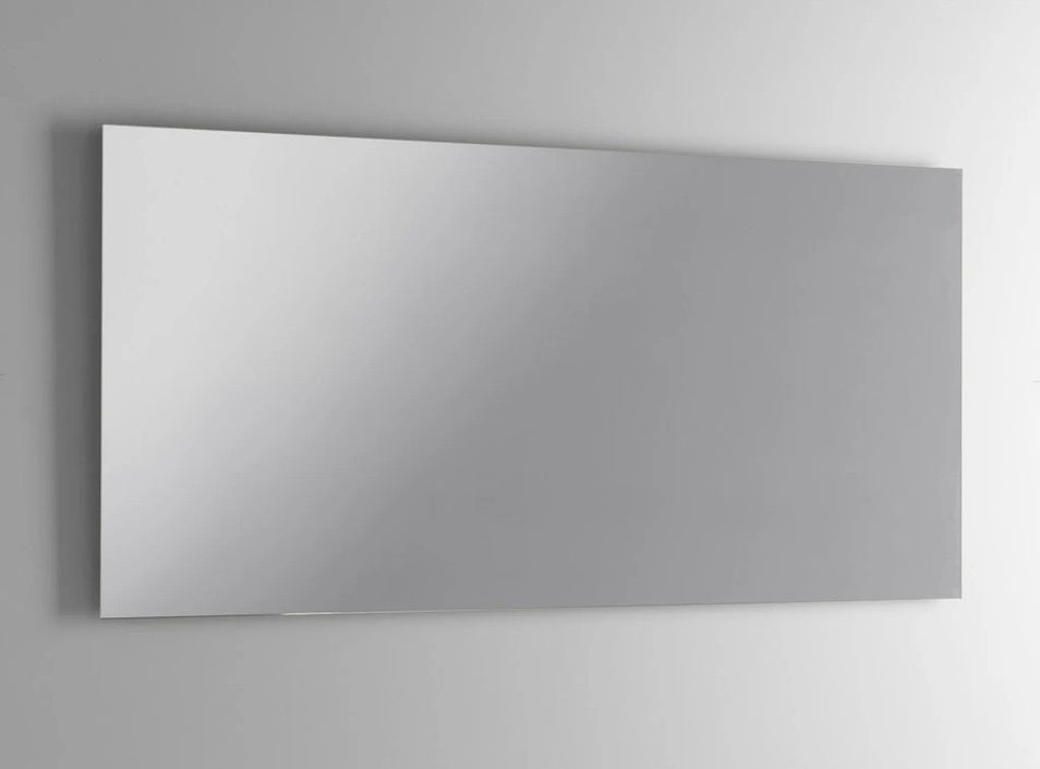 Ensemble meuble de salle de bain 3 tiroirs bois blanc mat et miroir à LED Lago L 120 cm - Photo n°3