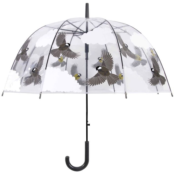 Esschert Design Parapluie 81 cm 2 oiseaux sur chaque côté TP274 - Photo n°1