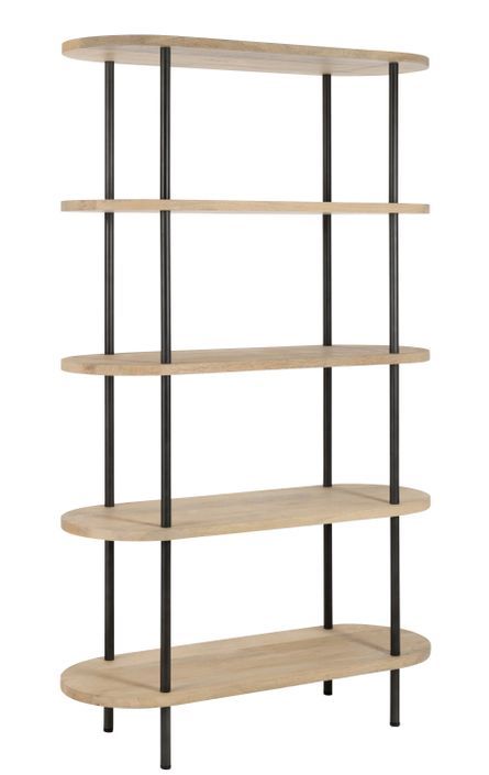 Etagère 5 étages bois de manguier naturel Eli L 105 cm - Photo n°1