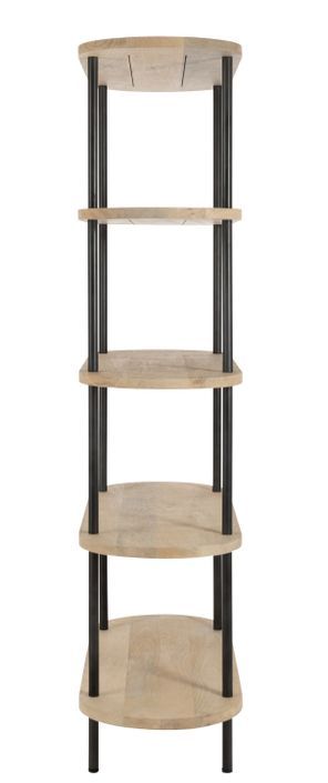 Etagère 5 étages bois de manguier naturel Eli L 105 cm - Photo n°2