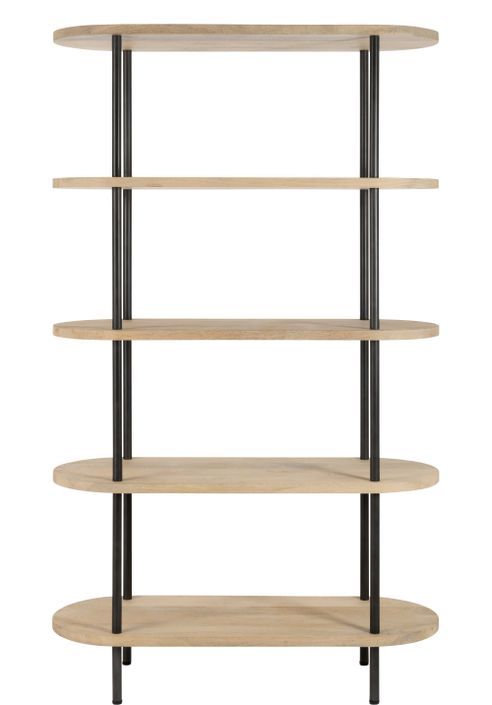 Etagère 5 étages bois de manguier naturel Eli L 105 cm - Photo n°3