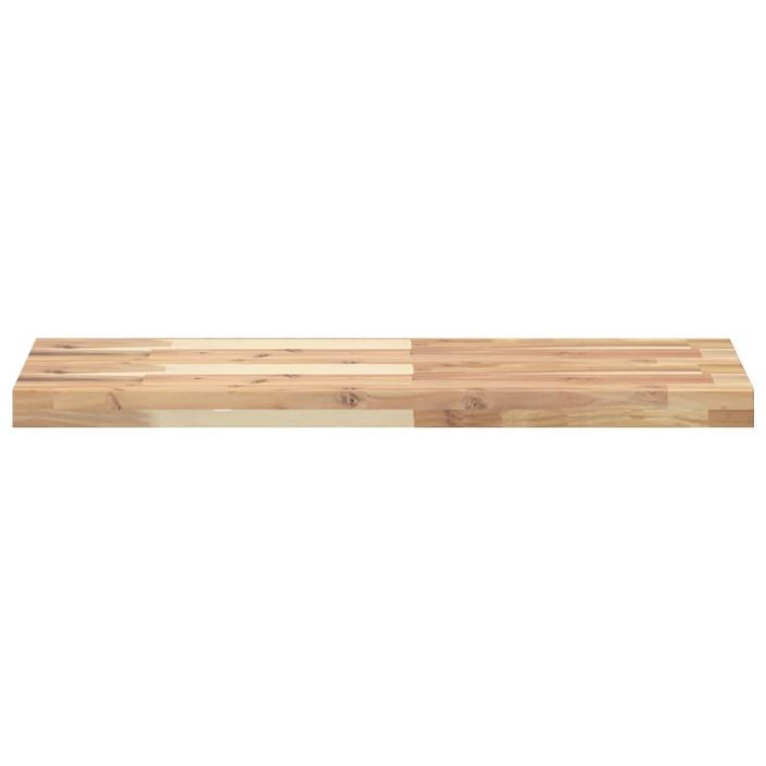 Étagère flottante 100x30x4 cm bois d'acacia massif non traité - Photo n°4