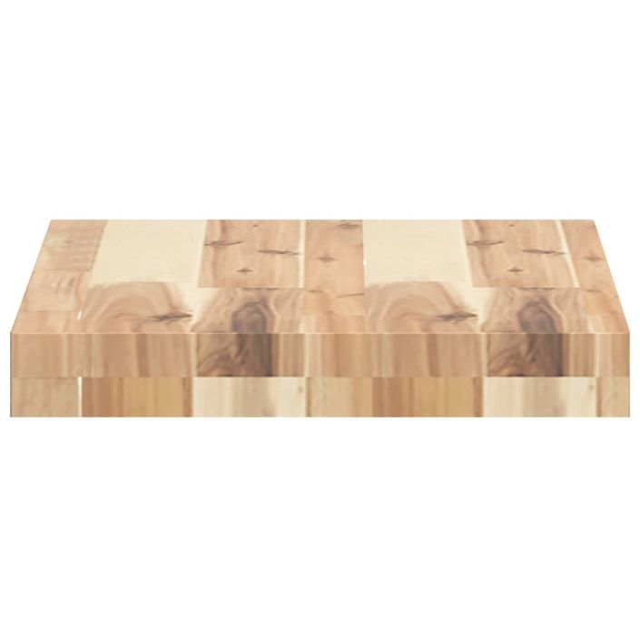 Étagère flottante 60x30x4 cm bois d'acacia massif non traité - Photo n°5