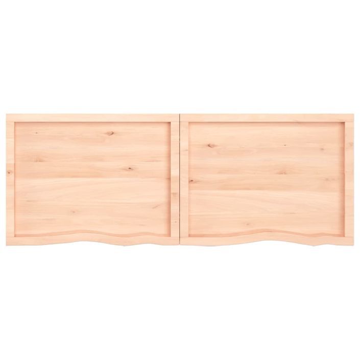 Étagère murale 160x60x(2-6) cm bois de chêne massif non traité - Photo n°5