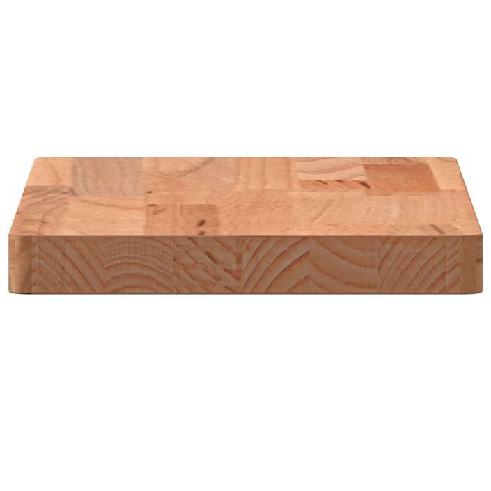 Étagère murale 40x20x2,5 cm bois massif de hêtre - Photo n°5