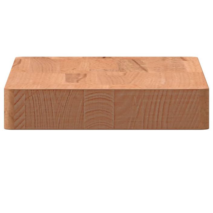 Étagère murale 40x20x4 cm bois massif de hêtre - Photo n°5