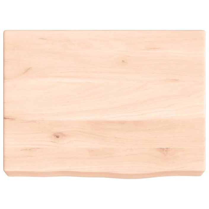 Étagère murale 40x30x(2-6) cm bois de chêne massif non traité - Photo n°5