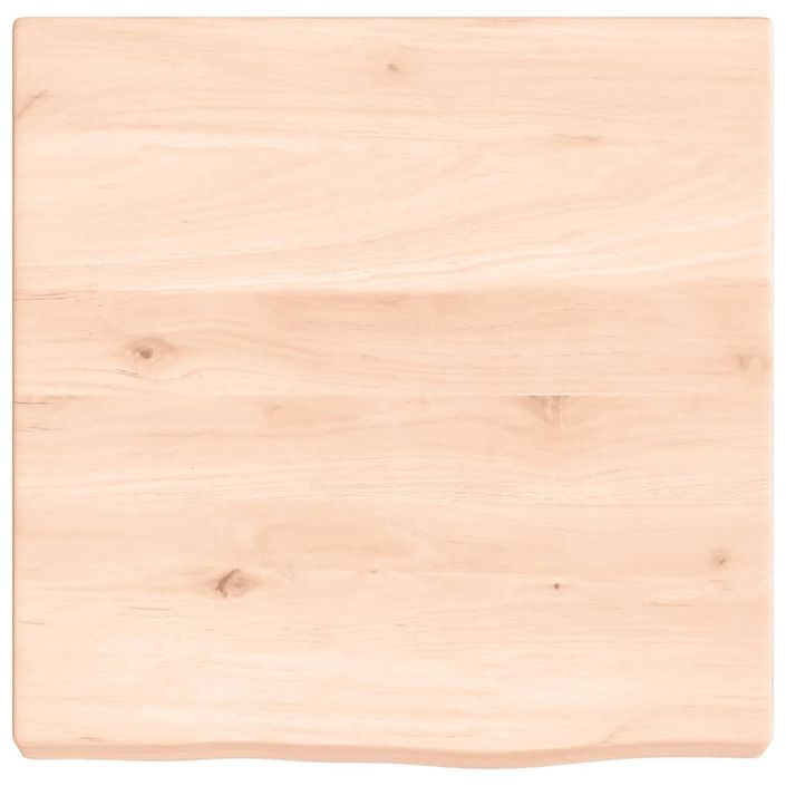 Étagère murale 40x40x(2-4)cm bois de chêne massif non traité - Photo n°4