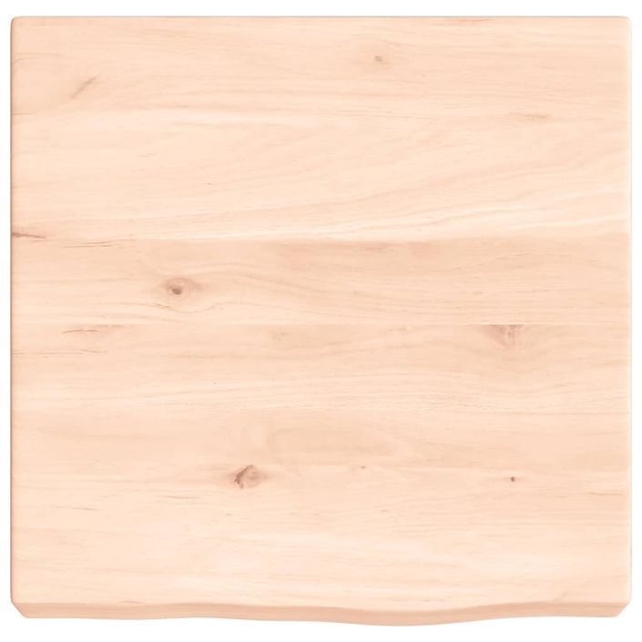 Étagère murale 40x40x(2-6)cm bois de chêne massif non traité - Photo n°4