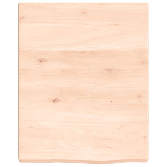 Étagère murale 40x50x(2-4)cm bois de chêne massif non traité - Photo n°4