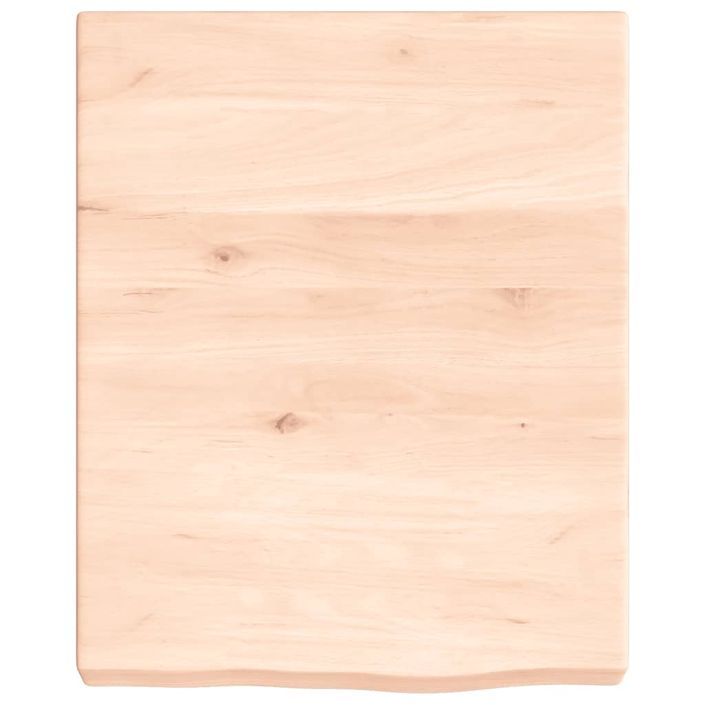 Étagère murale 40x50x(2-6) cm bois de chêne massif non traité - Photo n°4