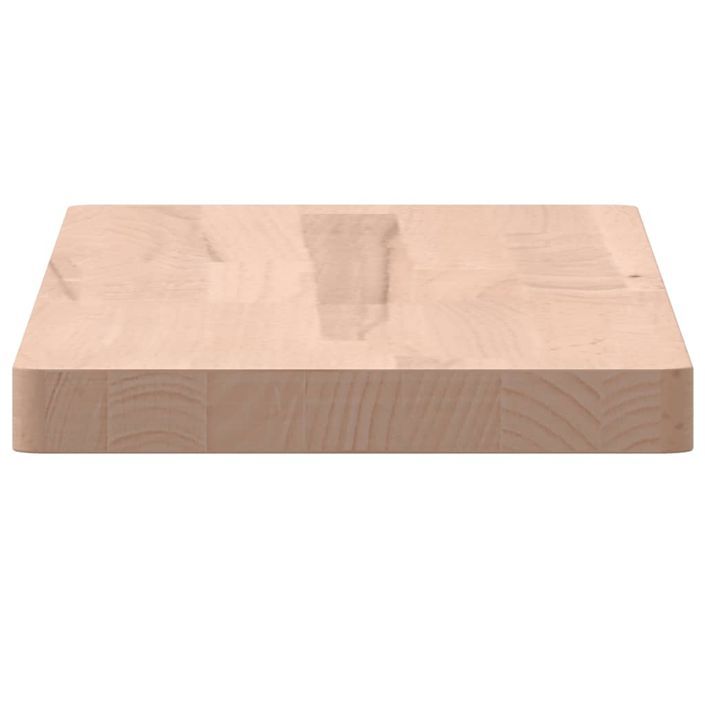 Étagère murale 60x20x2,5 cm bois massif de hêtre - Photo n°5