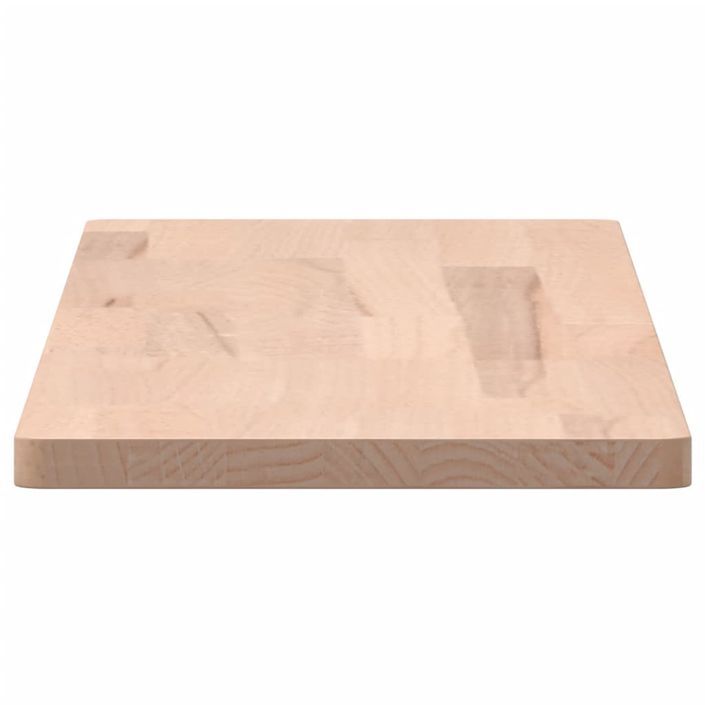 Étagère murale 80x20x1,5 cm bois massif de hêtre - Photo n°5