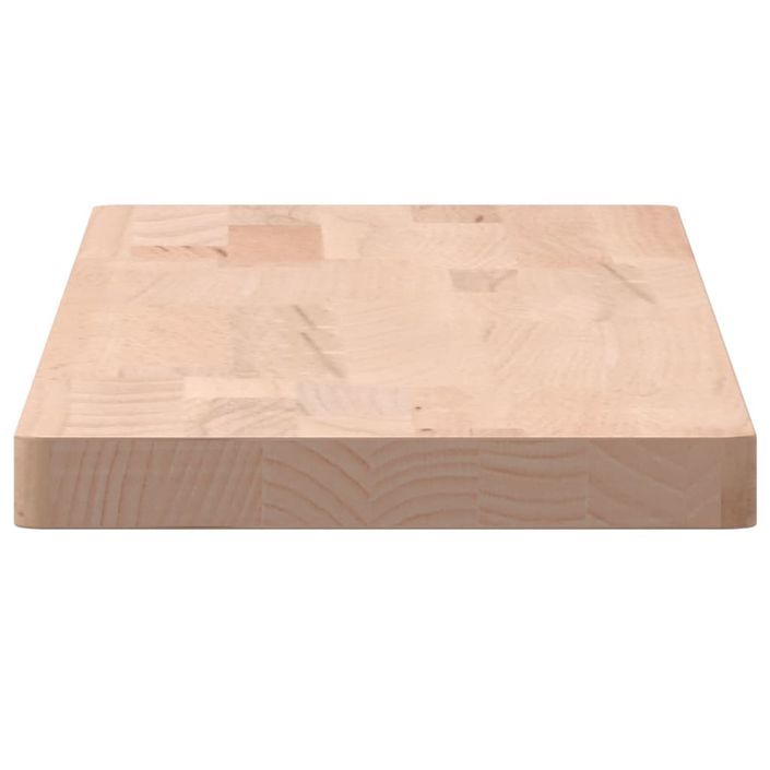 Étagère murale 80x20x2,5 cm bois massif de hêtre - Photo n°5