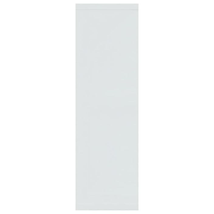 Étagère murale Blanc brillant 85x16x52,5 cm Bois d'ingénierie - Photo n°6