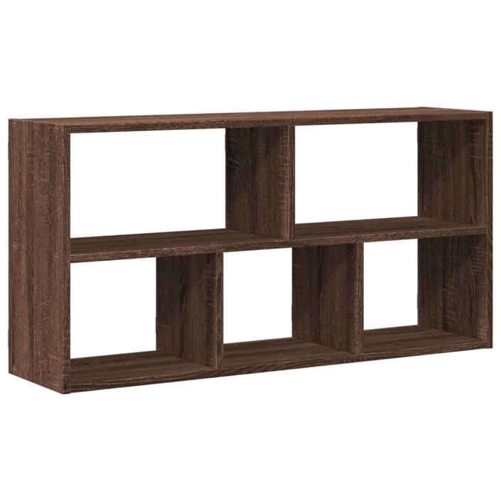 Étagère murale chêne marron 100x25x50 cm bois d'ingénierie - Photo n°2