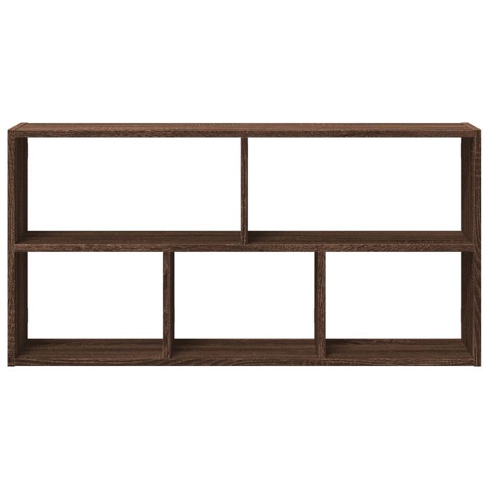 Étagère murale chêne marron 100x25x50 cm bois d'ingénierie - Photo n°4