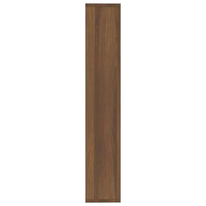 Étagère murale Chêne marron 36x16x90 cm Bois d'ingénierie - Photo n°5