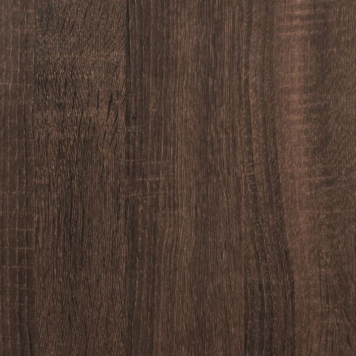 Étagère murale chêne marron 70,5x35x30,5 cm bois d'ingénierie - Photo n°8