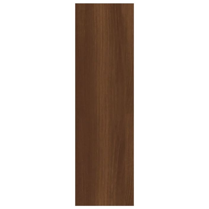 Étagère murale Chêne marron 75x16x55 cm Bois d'ingénierie - Photo n°4