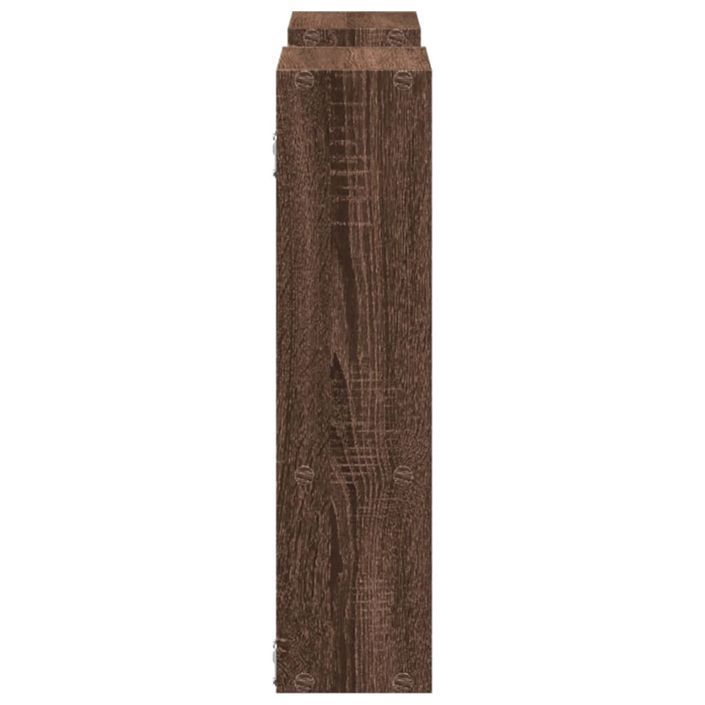 Étagère murale chêne marron 99x15x60 cm bois d'ingénierie - Photo n°5