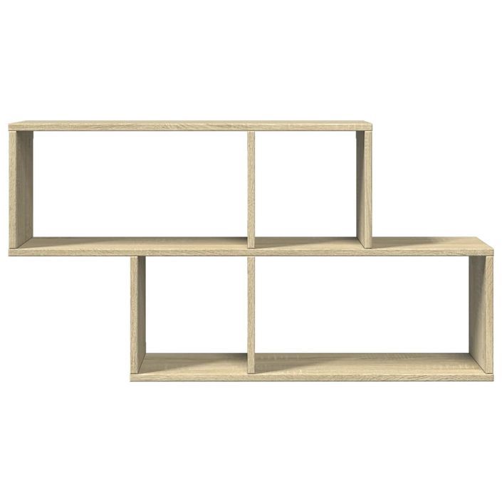 Étagère murale chêne sonoma 100x20x53 cm bois d'ingénierie - Photo n°4