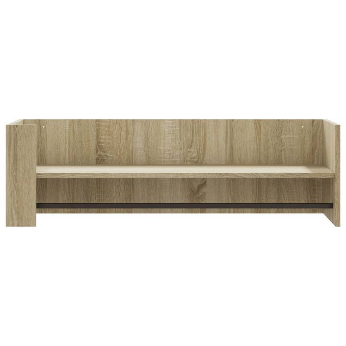 Étagère murale chêne sonoma 100x35x30,5 cm bois d'ingénierie - Photo n°4