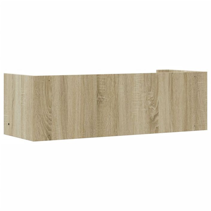 Étagère murale chêne sonoma 100x35x30,5 cm bois d'ingénierie - Photo n°6