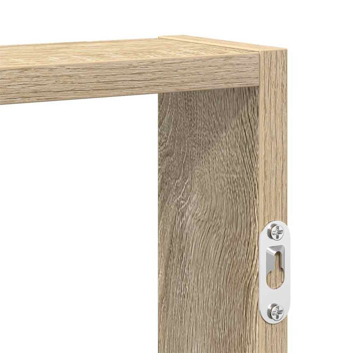 Étagère murale chêne sonoma 43x9x60 cm bois d'ingénierie - Photo n°7