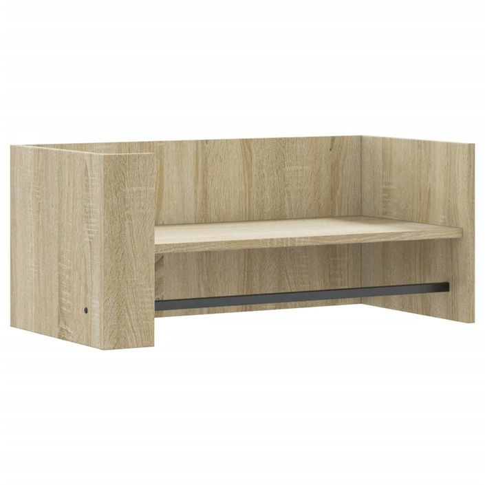 Étagère murale chêne sonoma 70,5x35x30,5 cm bois d'ingénierie - Photo n°2