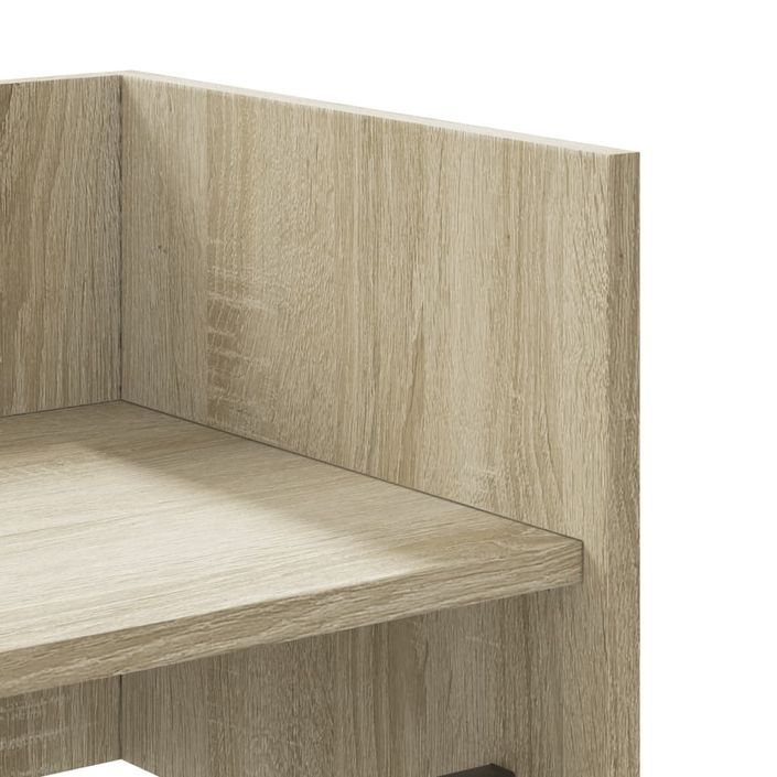 Étagère murale chêne sonoma 70,5x35x30,5 cm bois d'ingénierie - Photo n°7