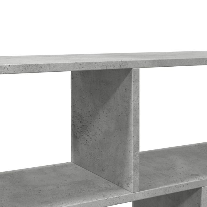 Étagère murale gris béton 100x25x50 cm bois d'ingénierie - Photo n°8