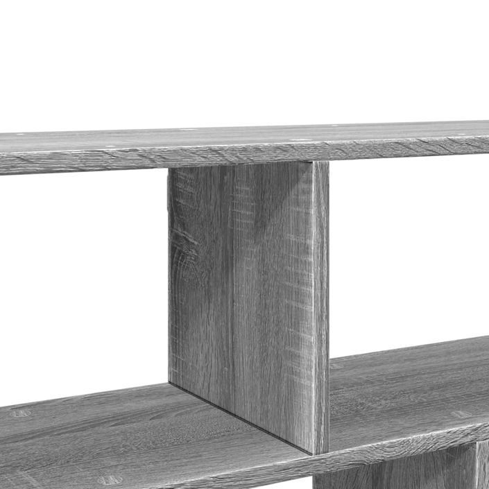 Étagère murale sonoma gris 100x25x50 cm bois ingénierie - Photo n°8