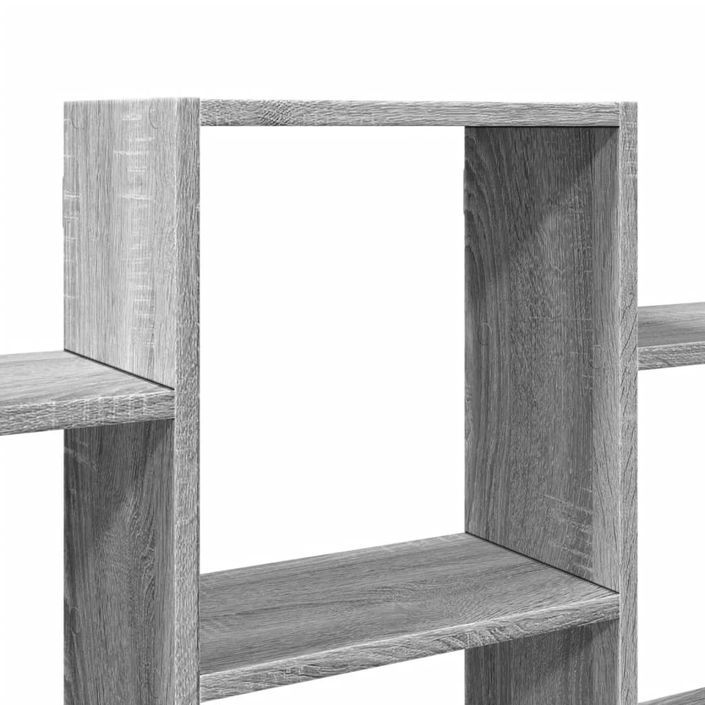 Étagère murale sonoma gris 159x18x66 cm bois ingénierie - Photo n°7