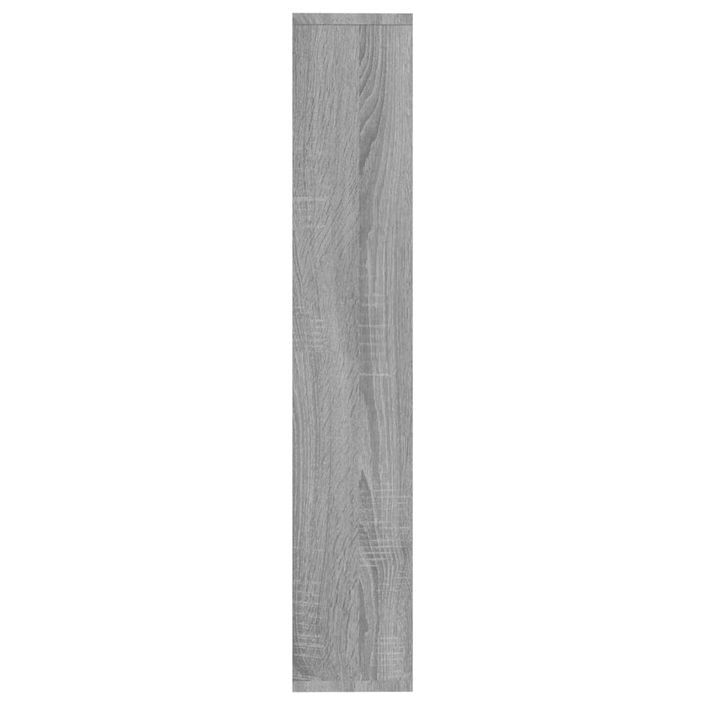 Étagère murale Sonoma gris 36x16x90 cm Bois d'ingénierie - Photo n°5