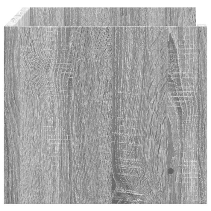 Étagère murale sonoma gris 70,5x35x30,5 cm bois d'ingénierie - Photo n°5