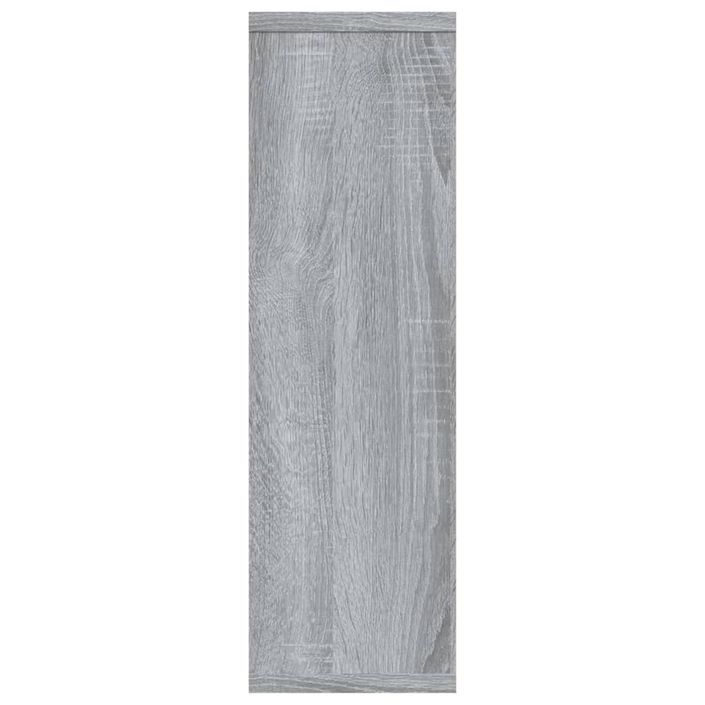 Étagère murale Sonoma gris 85x16x52,5 cm Bois d'ingénierie - Photo n°6